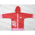 Customize Cartoon Design PVC Children Rain Jacket